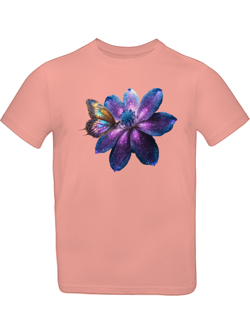 T-Shirt Kids Galaxy Flower with Butterfly