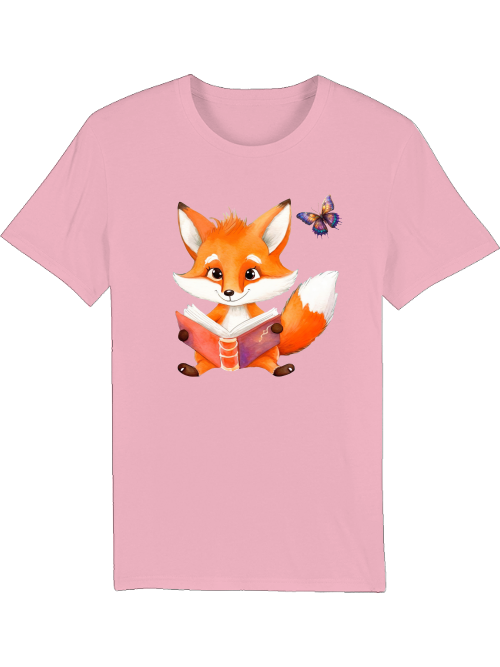 Creator T-Shirt Partner Shirt Fox with Butterfly