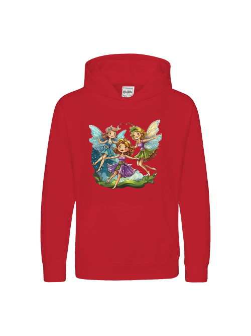 Sudadera con capucha premium para niños Fairy Dance