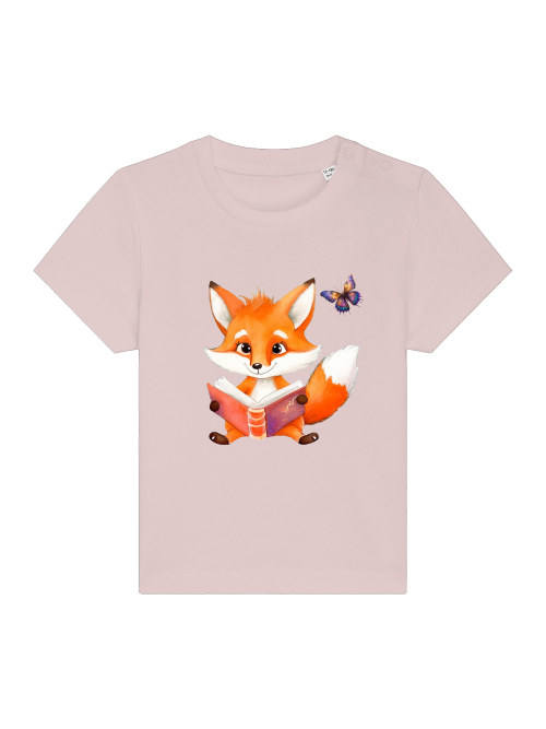 Cartoon Fuchs und Schmetterling - Baby Creator T-Shirt SK