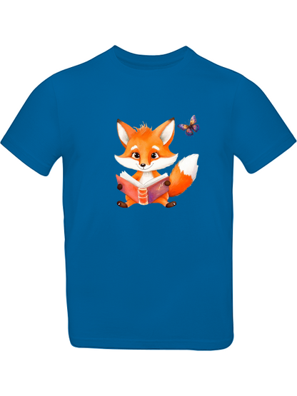 Camiseta de zorro con mariposa para niños SK