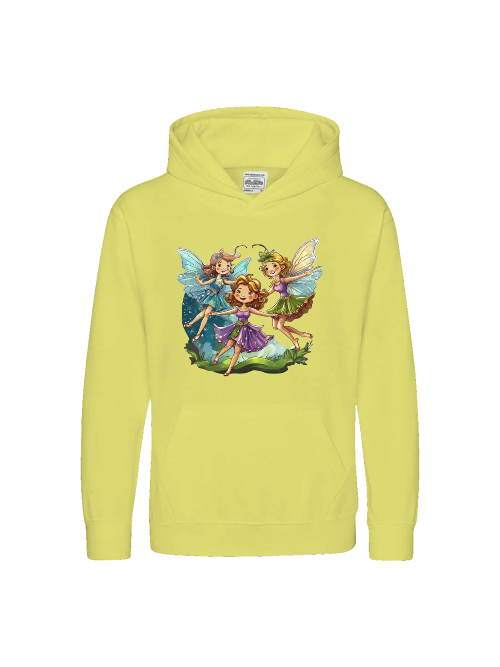 Sudadera con capucha premium para niños Fairy Dance