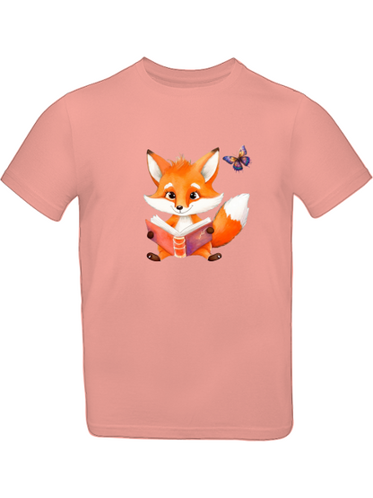 Camiseta de zorro con mariposa para niños SK