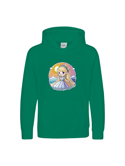 Kids Premium Hooded Sweat Princess Sunrise