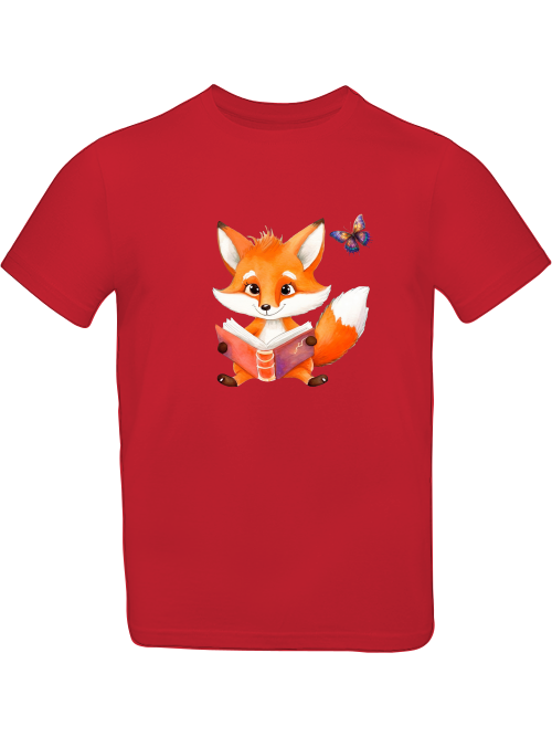 T-Shirt Kids Fox with Butterfly