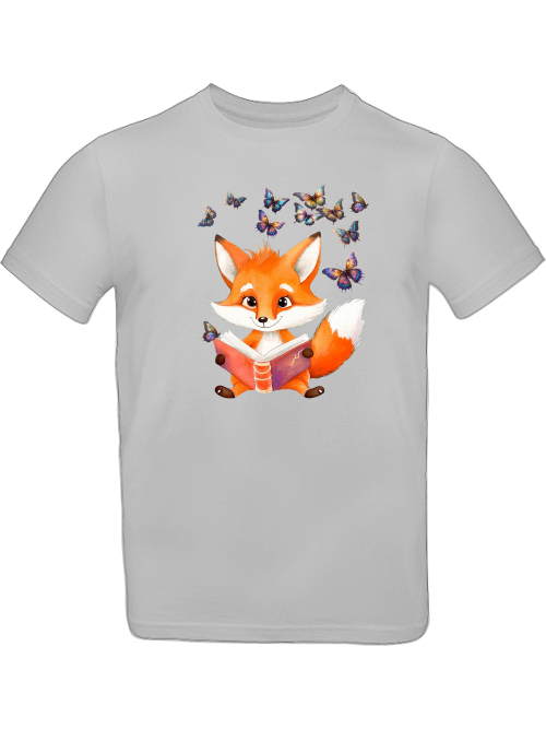 Fuchs mit Schmetterling Gruppe T-Shirt Kids SK