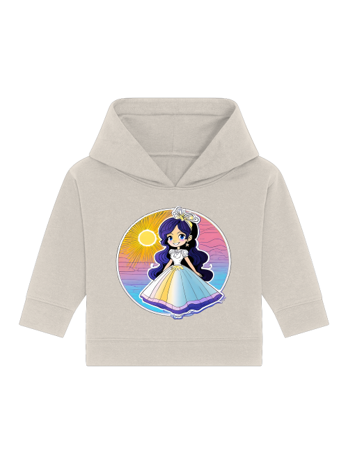 Prinzessin Sonnenuntergang mit Blauschimmer Baby Cruiser Hoodie SK