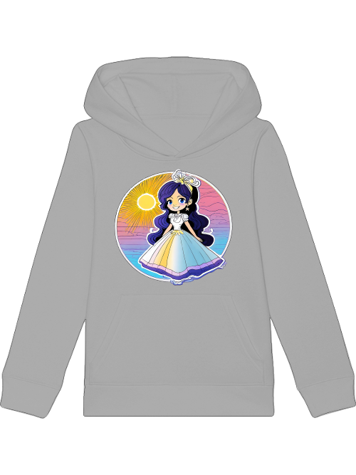 Prinzessin Sonnenuntergang mit Blauschimmer - Mini Cruiser Hoodie SK