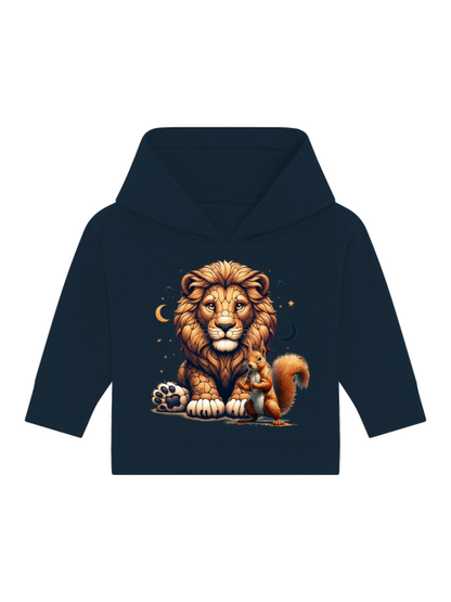 Sudadera con capucha Baby Cruiser de Loewe con ardilla y luna SK