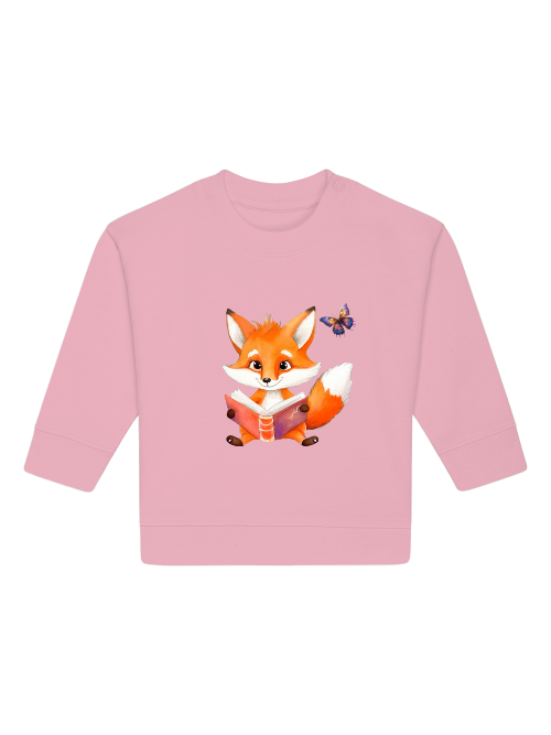 Baby Changer Sweatshirt Fox with Butterfly