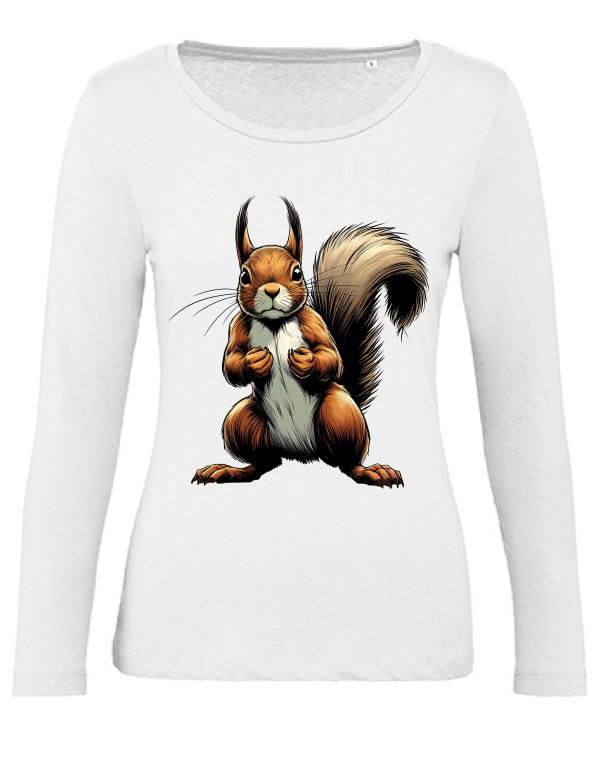 Organic Inspire women partner shirt squirrel