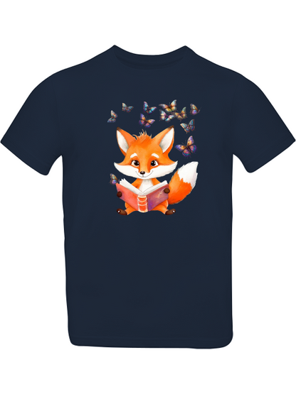 Fuchs mit Schmetterling Gruppe T-Shirt Kids SK