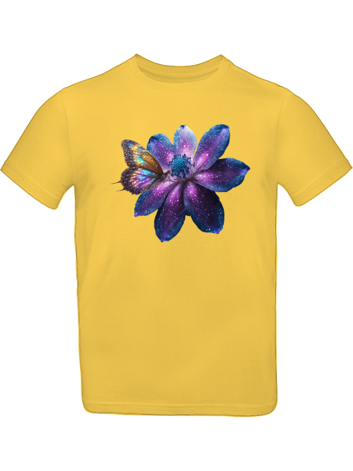 T-Shirt Kids Galaxy Flower with Butterfly