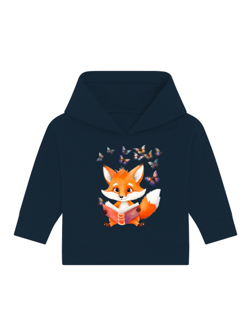 Baby Cruiser Hoodie Fox with Butterfly Group