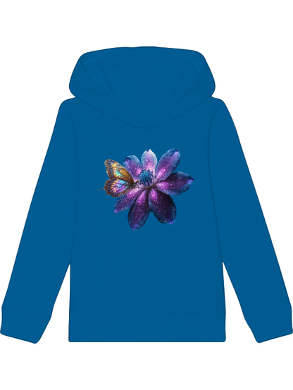 Sudadera con capucha mini cruiser galaxia flor con mariposa