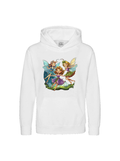 Sudadera con capucha premium para niños Fairy Dance