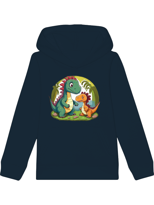 Mini Cruiser Hoodie two dinosaurs