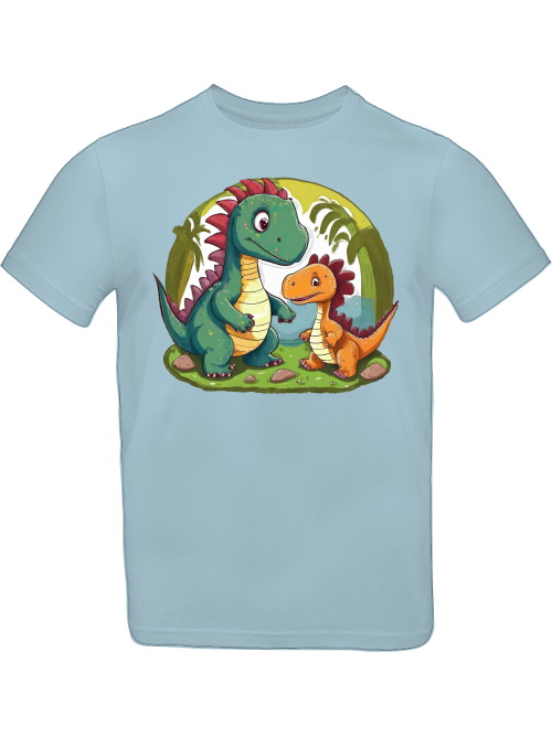 Camiseta Niños dos dinosaurios