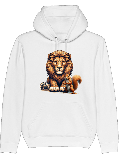 Cruiser hoodie partner shirt lion with squirrel front