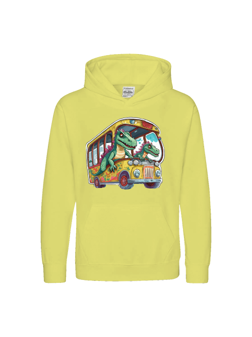 Sudadera con capucha premium para niños Dinobus