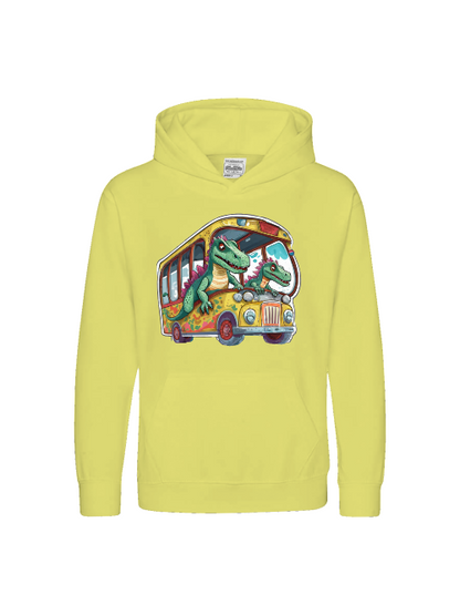 Sudadera con capucha premium para niños Dinobus